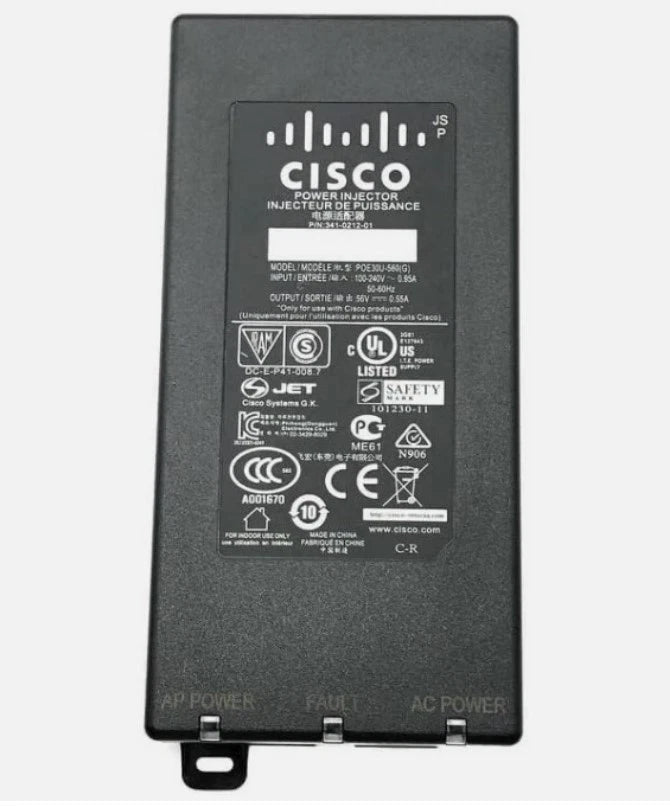 CISCO Aironet 1250 Series Power Injector 56V - 0.55A (DPSN-35FB A)