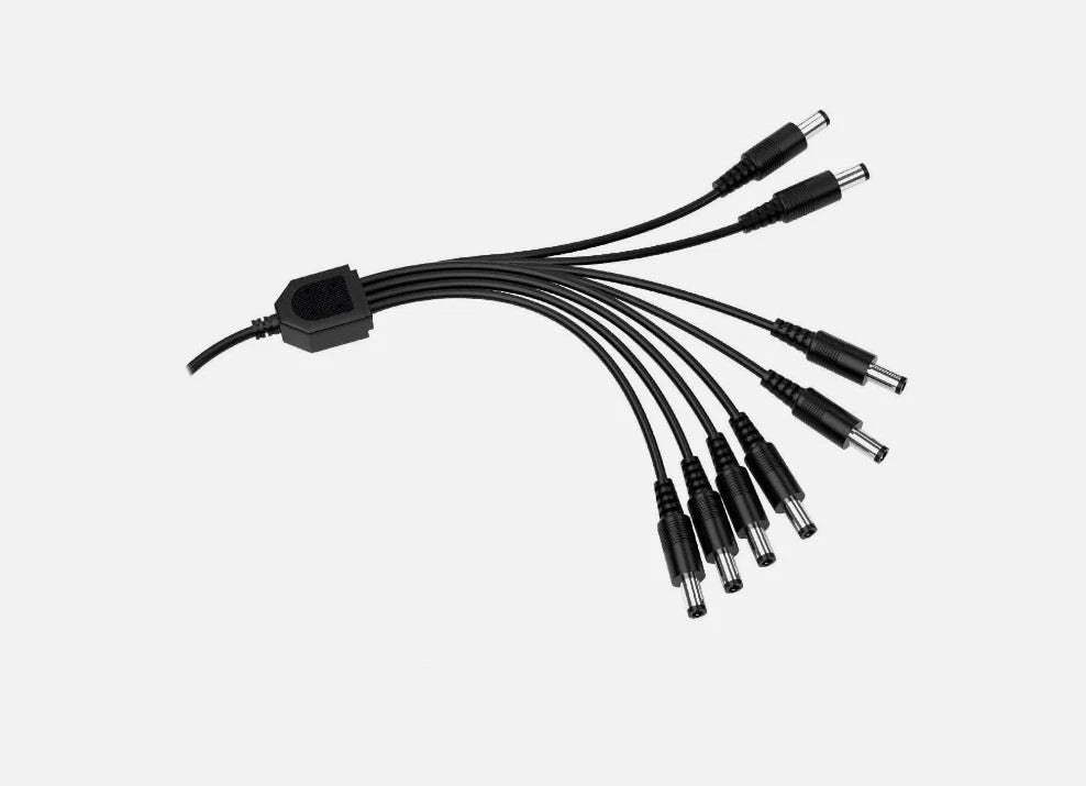 12v Power Supply Unit, 8 Tail for CCTV Camera Installation 6.67A  5.5mm