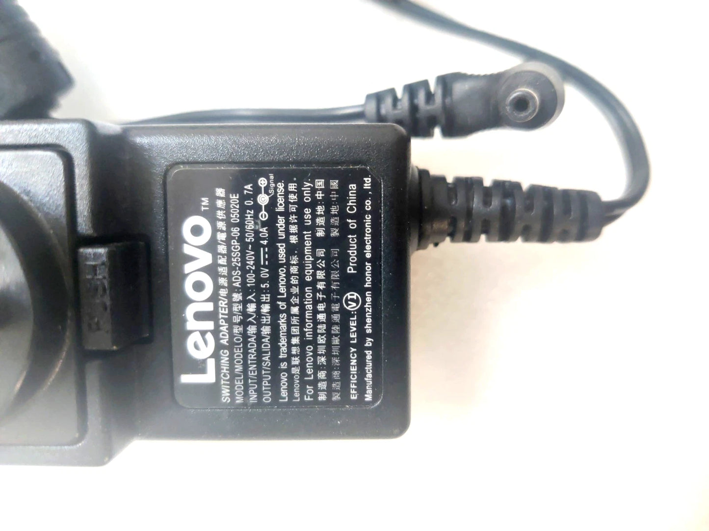 Genuine Lenovo 20W Switching Adapter ADS-25SGP-06 05020E 5V 4A
