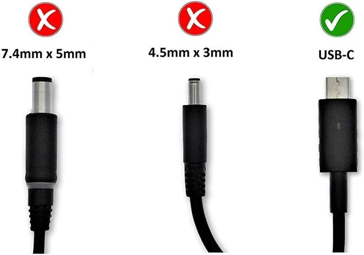 For DELL Charger Type-C Power Supply AC Adapter 130W