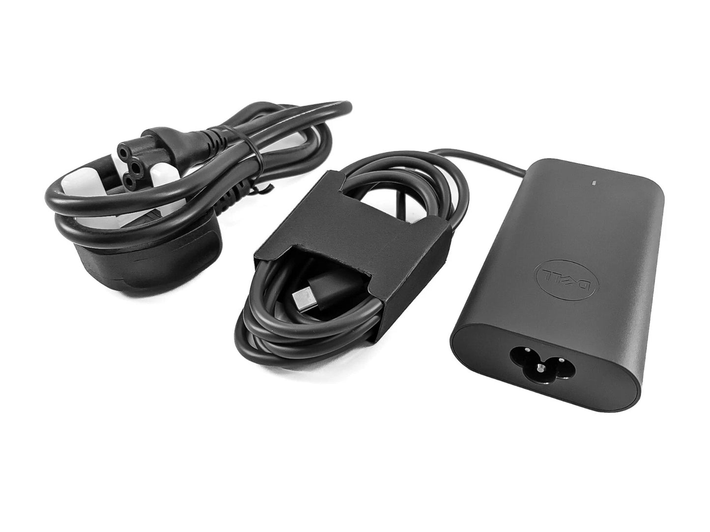 Genuine Dell 100W Type-C GaN SFF Slim Power Supply AC Adapter UK Cable