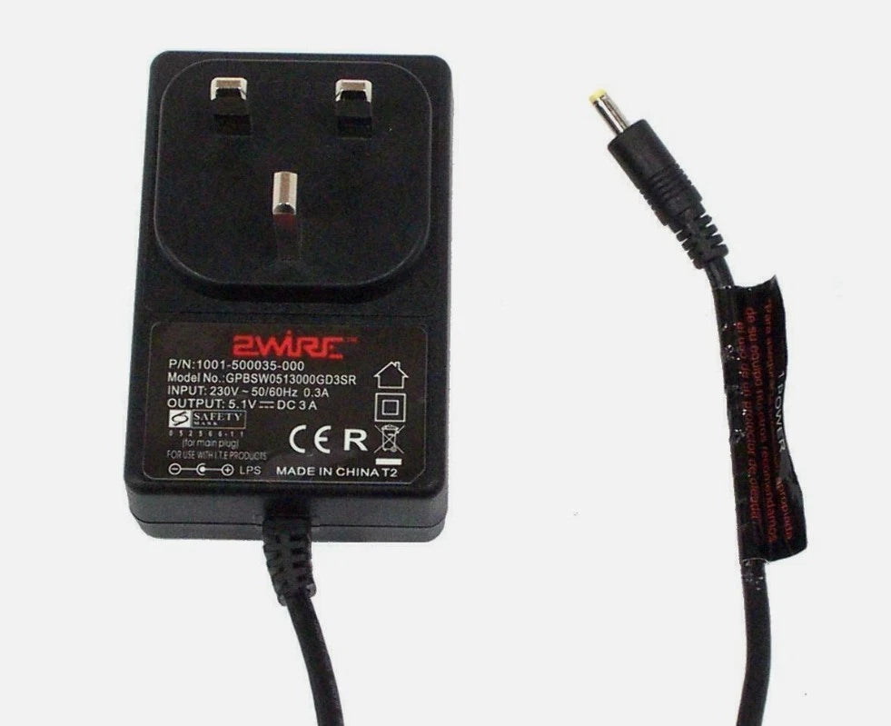 2WIRE 1 PIN ADAPTER ADAPTOR 5.1V DC 3 A GPBSW0513000GD3SR