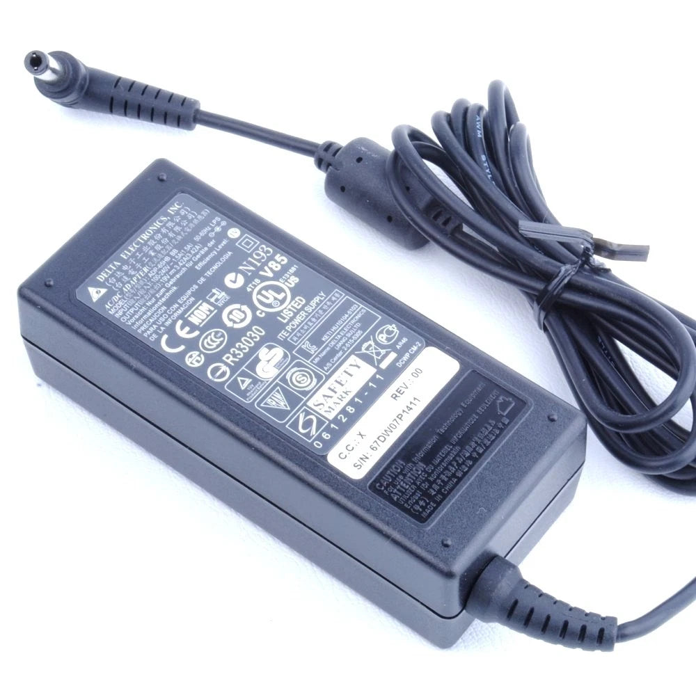 DELTA Charger  65W 19V 3.42A AC ADAPTER FOR 5.5MM X 2.5MM PIN POWER  Toshiba Pin