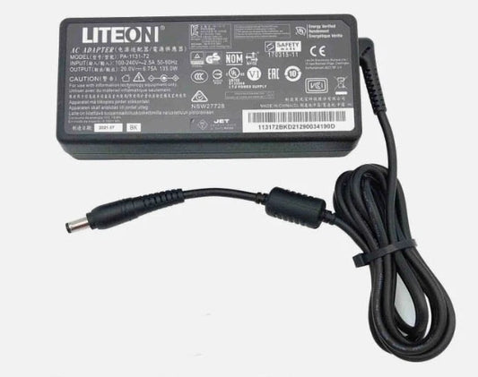 Genuine Liteon PA-1131-72 AC Power Adaper 20V 6.75A 135W 5.5mm power Supply