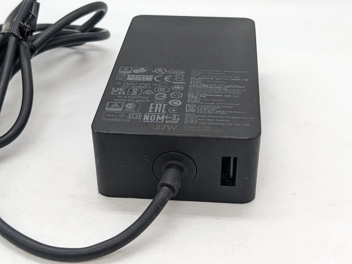 Microsoft 1932 15V 8A 127W power supply adapter cable charger + Power Lead