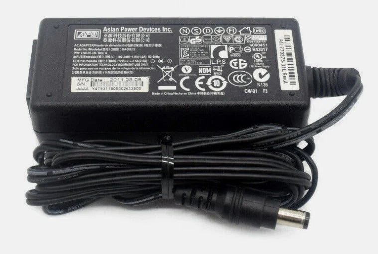 Genuine APD Power supply AC Adapter charger DA-30E12 19V 2.5A 5.5 X 1.7mm