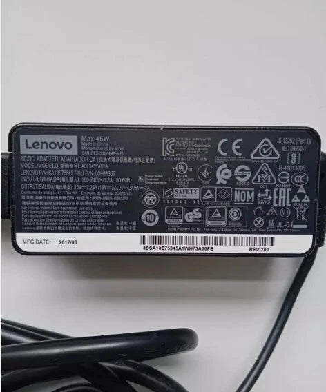 Cheap Genuine Lenovo 45W With Type C Adapter AC Charger