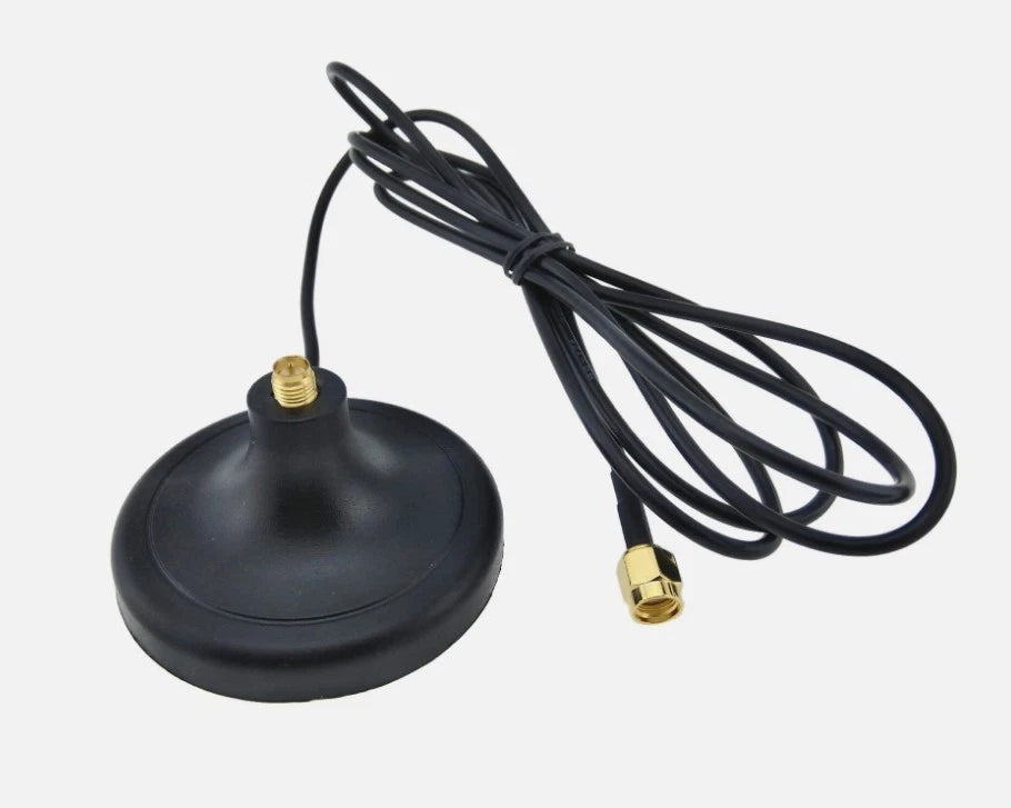 Wireless Antenna 1.5m RP-SMA Cable PC WiFi Extension Mount Magnetic Stand