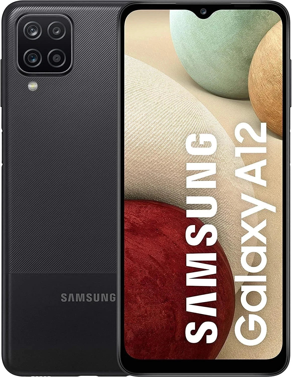 Samsung Galaxy A12 64GB Black Dual SIM Unlocked Android Phone