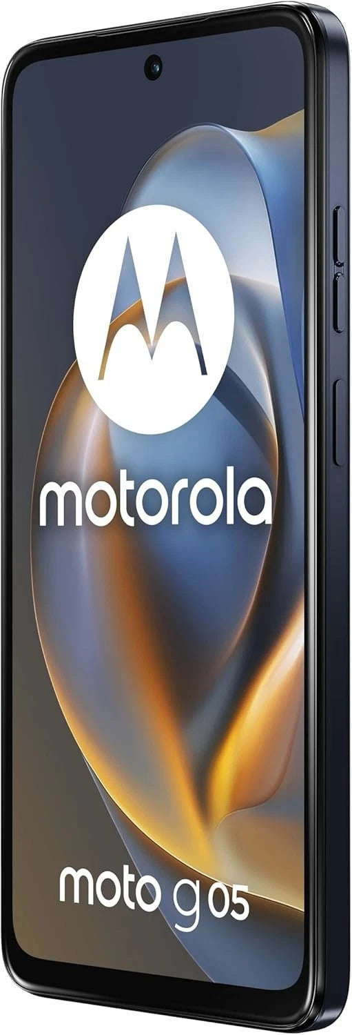 Motorola Moto G05 - 64GB, 4GB RAM, 6.67" - Denim Blue + NEW HS-M905BT Earphones