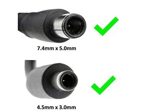 Genuine Dell Slim-Line 19.5V 6.7A 130W 7.4mm + 4.5mm Adapter & Power lead
