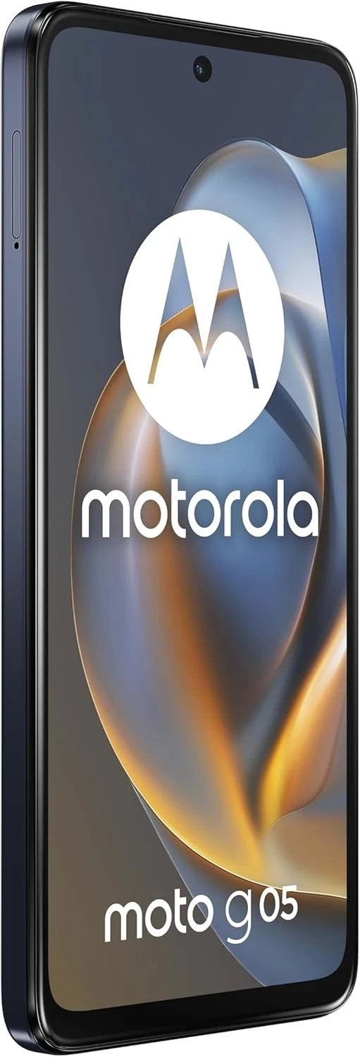 Motorola Moto G05 - 64GB, 4GB RAM, 6.67" - Denim Blue + NEW HS-M905BT Earphones