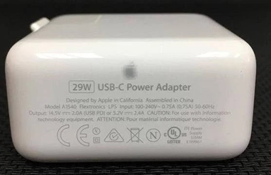 Genuine Apple 29W USB-C  Adapter Fast Charger iPhone iPad & MacBook