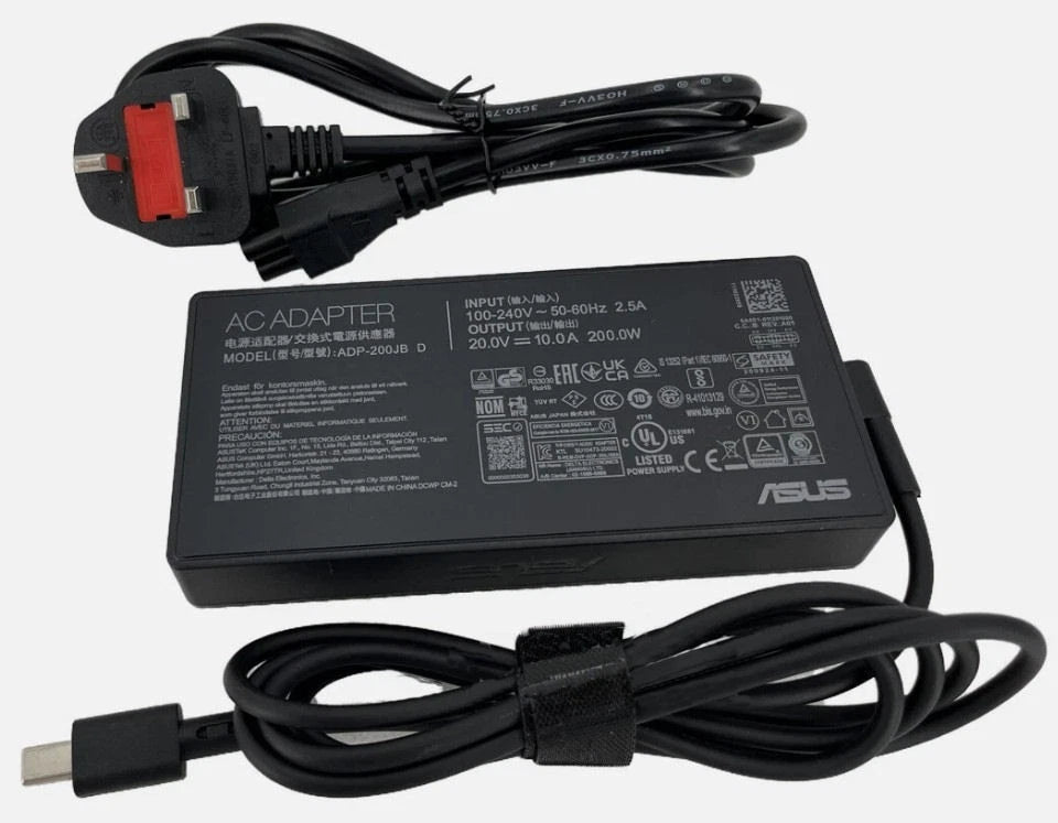 ASUS 20V 200W A20-200P1A AC Adapter + Power Supply