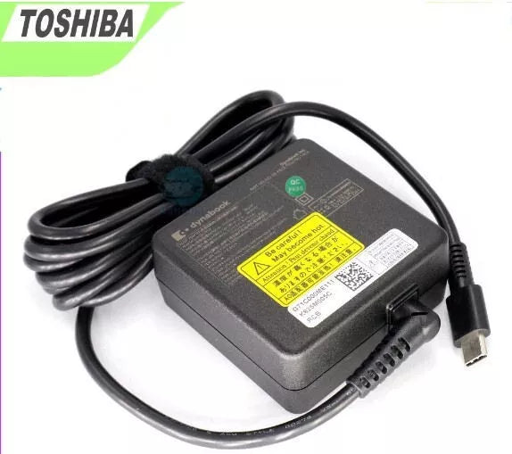 GENUINE Type C TOSHIBA / DYNABOOK 20V *3.25A 65W AC CHARGER & UK PLUG