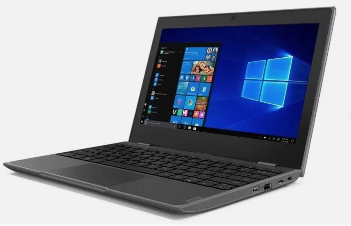Lenovo 100e 2nd Gen Windows 10 Laptop. 11.6" screen, 64gb eMMC/Webcam