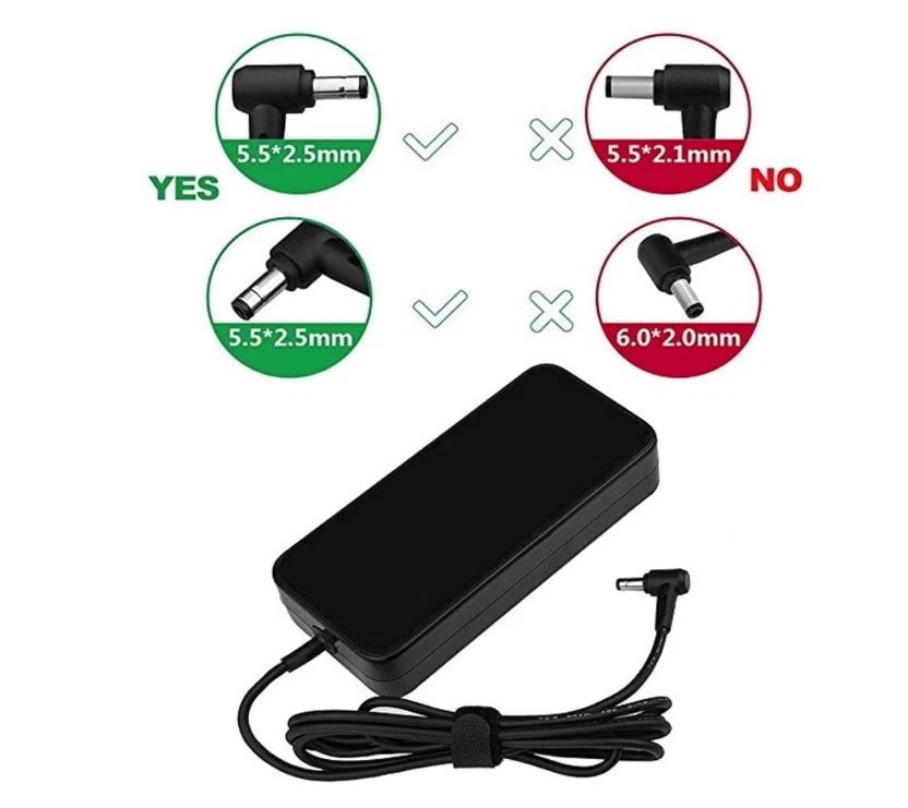 Asus AC Adapter Power Supply 19.5V 9.23A 180W ADP-180MB F FA180PM111 5.5mm