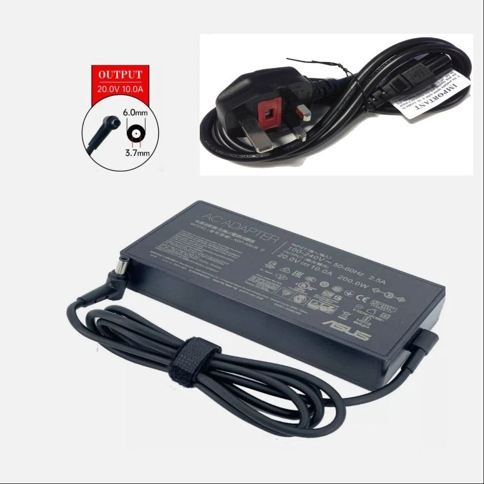 Asus 20v 10A charger 200W ac adapter 0A001-01120000 0A001-01120100 ADP 0038